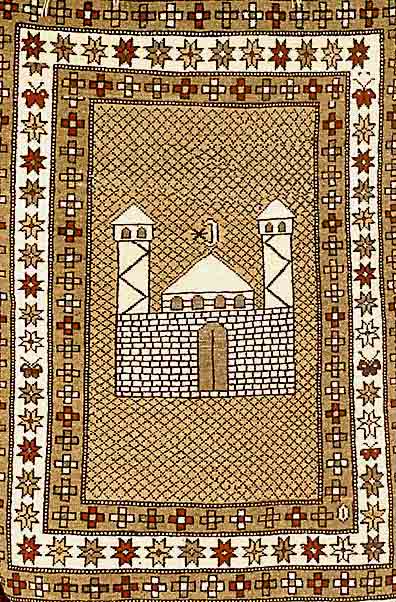 Gebetsteppich Schirwan, Rußland, ca. 50 Jahre, Wolle auf Wolle, ca. 117 x 81 cm, SchÄtzwert: 650.- EURO, EHZ: 2
