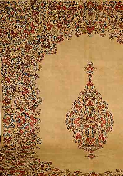 Kerman, Persien, ca. 50 Jahre, Wolle auf Baumwolle, ca. 419 x 305 cm, SchÄtzwert: 2200.- EURO, EHZ: 3, gereinigt