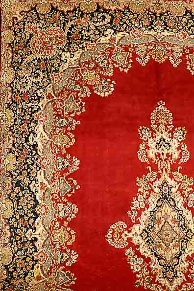 Kerman Lawar, Persien, ca. 50 Jahre, Wolle auf Baumwolle, ca. 511 x 336 cm, SchÄtzwert: 3500.- EURO, EHZ: 2-3