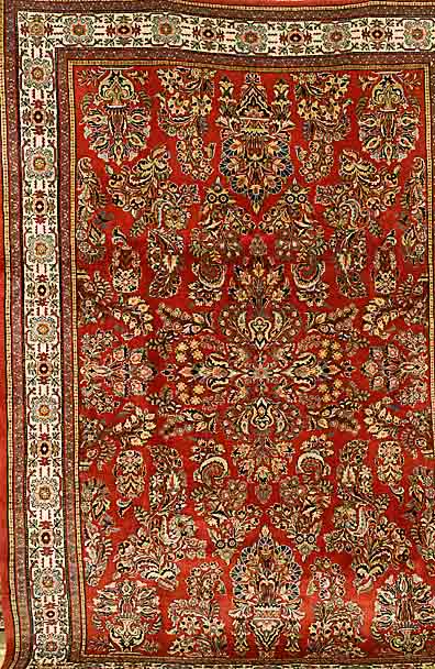 Sarogh fein, Persien, ca. 30 Jahre, Wolle auf Baumwolle, ca. 320 x 222 cm, SchÄtzwert: 2400.- EURO, EHZ: 1-2