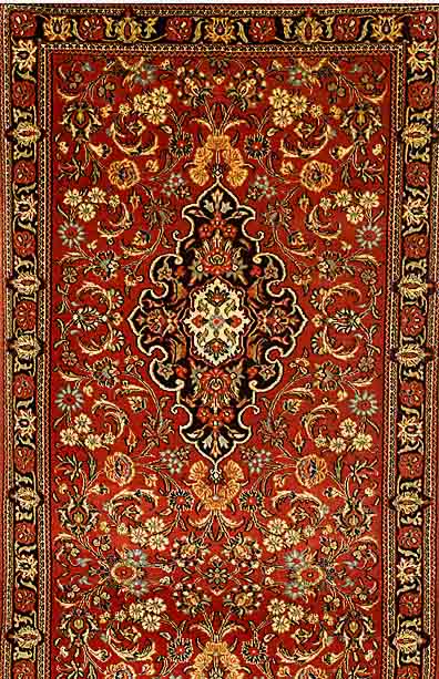 Ghom, Persien, ca. 10 Jahre, Korkwolle, ca. 204 x 82 cm, EHZ: 2.SchÄtzwert:1200 EURO.