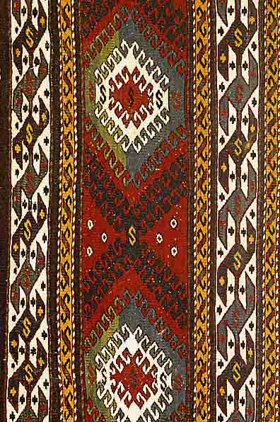Mafrashteil Shahsawan, Persien, um 1920, Wolle auf Wolle, ca. 106 x 44 cm, SchÄtzwert: 950.- EURO, EHZ: 2