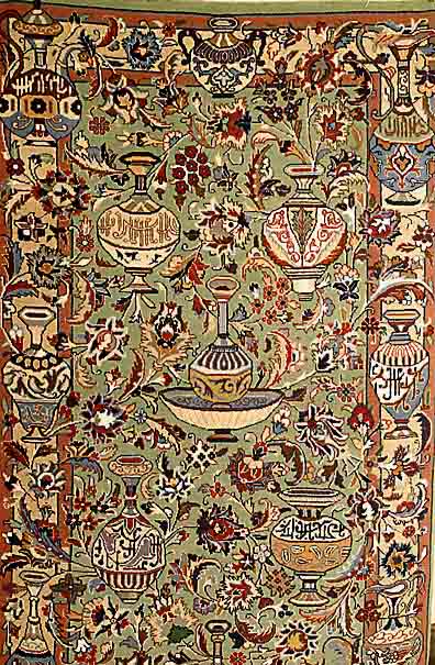 Kaschmar, Persien, ca. 10 Jahre, Flor Wolle mit Seide, ca. 157 x 97 cm, SchÄtzwert: 650.- EURO, EHZ: 2