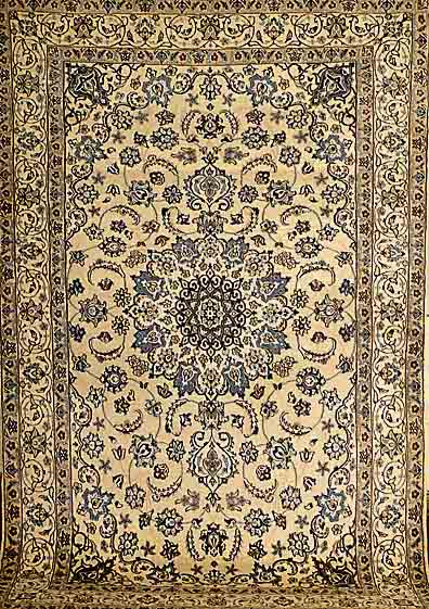 Nain, Persien, ca. 10 Jahre, Korkwolle mit Seide, ca. 220 x 135 cm, SchÄtzwert: 1700.- EURO, ca. 500.000 Kn/qm, EHZ: 2