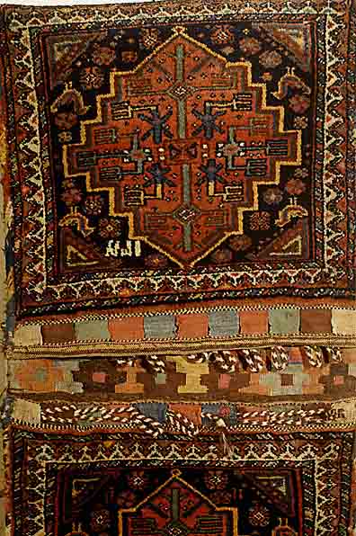 Doppeltasche Afschar, Persien, ca. 60 Jahre, ca. 155 x 75 cm, SchÄtzwert: 1200.- EURO, EHZ: 2-3