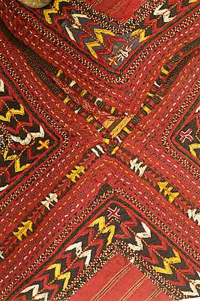 Koran tasche, Torkmenestan, um 1900, Baumwolle mit Seidenstickerei ca. 35 x 24 cm, SchÄtzwert: 550.- EURO, EHZ: 2