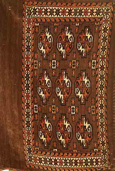 Yomuth Tschowal, Rußland, ca. 1890 Jahre, Wolle auf Wolle, ca. 125 x 74 cm, SchÄtzwert: 800.- EURO, EHZ: 4