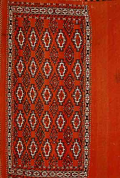 yamut Flachgewerbs Djoval, Tormenestan, um 1925, ca. 112 x 80 cm, Schätzwert: 400.- EURO, EHZ: 3