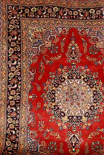 Mesched, Persien, ca. 40 Jahre, Wolle auf Baumwolle, ca. 385 x 282 cm, SchÄtzwert: 1800.- EURO, EHZ: 3