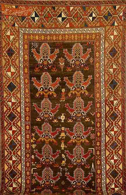 Kazak datiert 1919, Rußland, um 1919, Wolle auf Wolle, ca. 266 x 136 cm, SchÄtzwert: 3500.- EURO, EHZ: 4