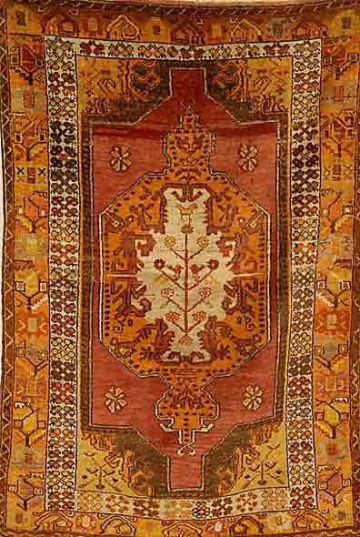 YurÜk, TÜrkei, um 1940, Wolle auf Wolle, ca. 180 x 124 cm, SchÄtzwert: 1350.- EURO, EHZ: 2
