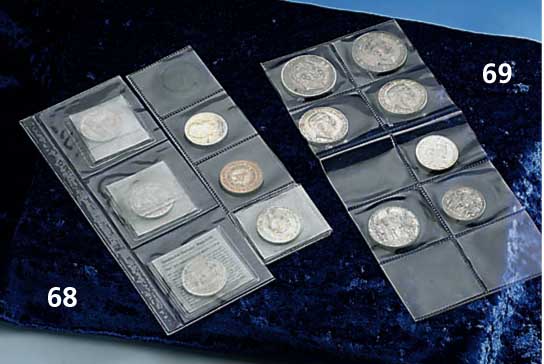 Konvolut 6 MÜnzen, DDR, 5 Mark u. a. Kleist, Planck, Potsdam, Luther, Rotes Rat- haus; ss+