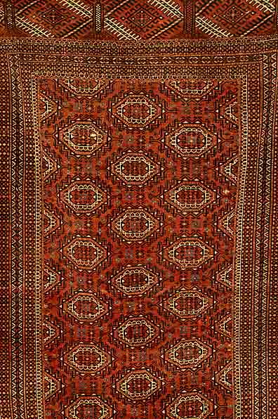 Yamut, Rußland, um 19800, Wolle auf Wolle, ca. 236 x 133 cm, SchÄtzwert: 1800.- EURO, EHZ: 4
