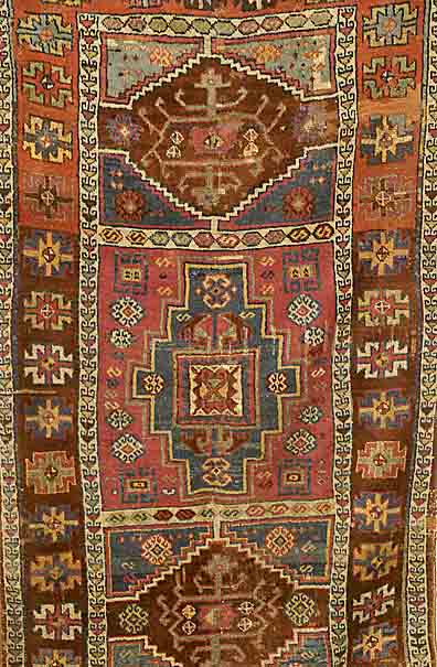 YÜrÜk, TÜrkei, um 1905, Wolle auf Wolle, ca. 215 x 113 cm, SchÄtzwert: 1100.- EURO, eine Seide geschnitten, EHZ: 4