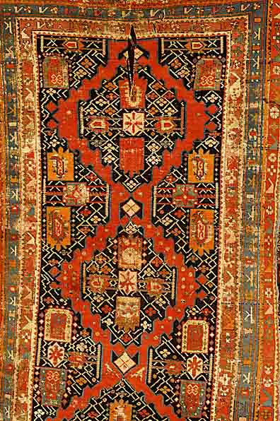 Kazak, Rußland, um 1880, Wolle auf Wolle, ca. 278 x 126 cm, SchÄtzwert: 1600.- EURO, EHZ: 6