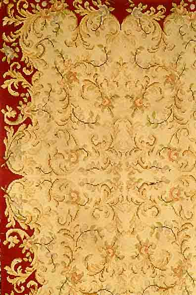 Jugendstil, Europa, um 1900, Wolle auf Baumwolle, ca. 300 x 203 cm, SchÄtzwert: 2100.- EURO, ReinigungsbedÜrftig, EHZ: 3
