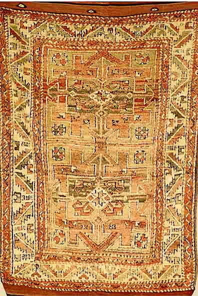 Canakhala, TÜrkei, um 1930, Wolle auf Wolle, ca. 155 x 110 cm, SchÄtzwert: 1050.- EURO, EHZ: 3