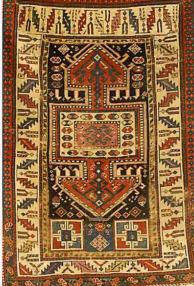 Shirwan, Rußland, um 1860, Wolle auf Wolle, ca. 134 x 93 cm, SchÄtzwert: 1100.- EURO, EHZ:
