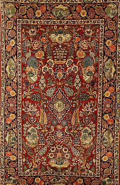 Keschan kork fein, Persien, ca. 60 Jahre, Korkwolle, ca. 215 x 132 cm, SchÄtzwert: 3900.- EURO, EHZ: 2-3