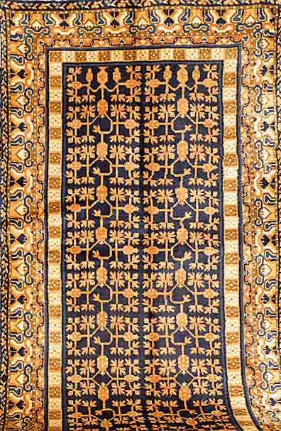 Khotan, Usbekistan, ca. 70 Jahre, Wolle auf Baumwolle, ca. 388 x 150 cm, SchÄtzwert: 1800.- EURO, EHZ: 2