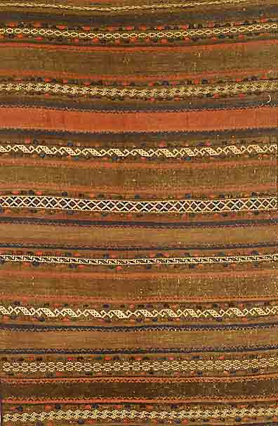 Malatia Kelim, Torkmenistan, ca. 50 Jahre, auf Wolle, ca. 300 x 88 cm, SchÄtzwert: 850.- EURO, EHZ: 2-3