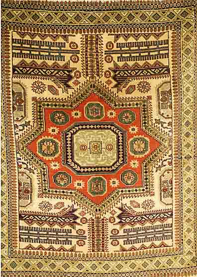Täbriz Tabatabai, Persien, ca. 40 Jahre, Wolle auf Baumwolle, ca. 130 x 103 cm, Schätzwert: 850.- EURO, EHZ: 3-4