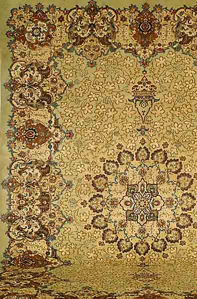 Keschan, 4x sign(Mino), Persien, ca. 50 Jahre, Wolle auf Baumwolle, ca. 380 x 277 cm, SchÄtzwert: 1850.- EURO, gereinigt, EHZ: 2-3
