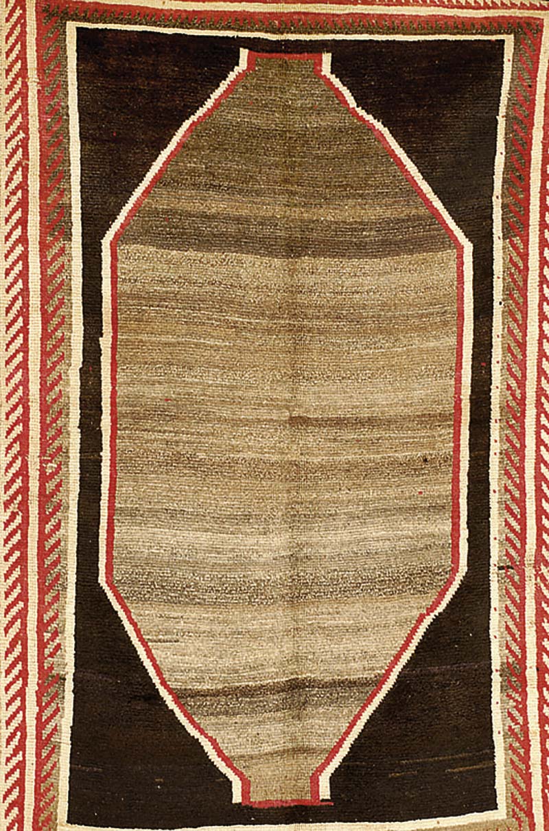 Gabbeh Alt, Persien, ca. 40 Jahre, Wolle auf Wolle, ca. 186 x 120 cm, Schätzwert: 610.- EURO, Ehz: 3