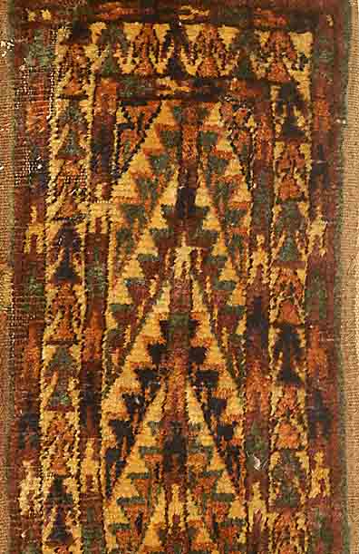 Yomuth LÖffeltasche, Rußland, um 1870, Wolle auf Wolle, ca. 45 x 23 cm, SchÄtzwert: 1100.- EURO, EHZ: 4