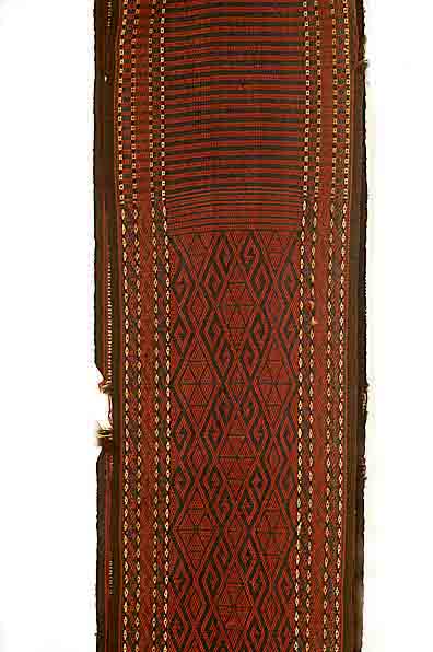 Zeltband, Turkmenistan, um 1920, Wolle auf Wolle, ca.1600 x 30 cm, SchÄtzwert: 1800.- EURO, EHZ: 5