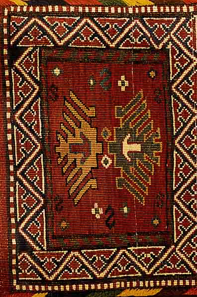 Tasche Sumak, Shasavan Persien, ca. 50 Jahre, Wolle auf Wolle, ca. 28 x 26 cm, SchÄtzwert: 650.- EURO, EHZ: 2
