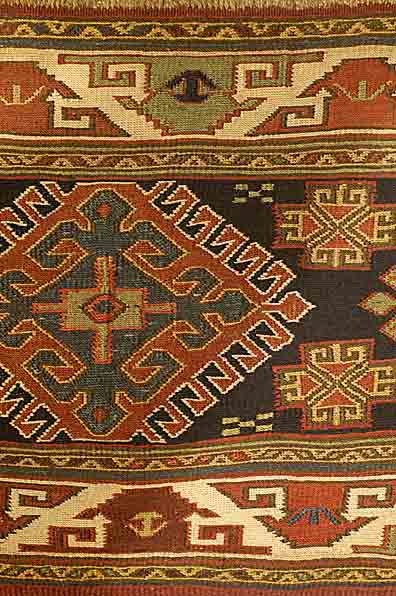 Mafrasch-Panel, Shasavan Persien, ca. 50 Jahre, Wolle auf Wolle, ca. 40 x 36 cm, SchÄtzwert: 750.- EURO, EHZ: 2