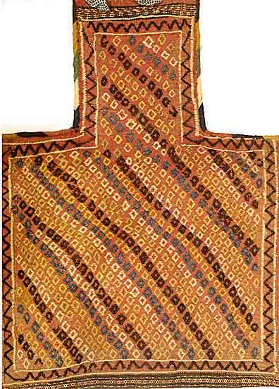 Salztasche Shasavan, Persien, ca. 60 Jahre, Wolle auf Wolle, ca. 65 x 48 cm, SchÄtzwert: 590.- EURO, EHZ: 2