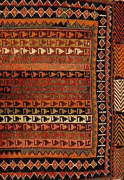Tasche Sumak, Shasavan Persien, ca. 60 Jahre, Wolle auf Wolle, ca. 55 x 50 cm, SchÄtzwert: 550.- EURO, EHZ: 2