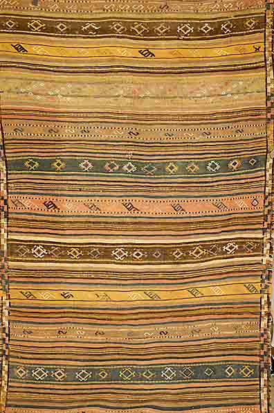 kelim Shasavan, Persien, um 1920, Wolle auf Wolle, ca. 295 x 130 cm, SchÄtzwert: 1200.- EURO, EHZ: 2-3, mit LÖcher