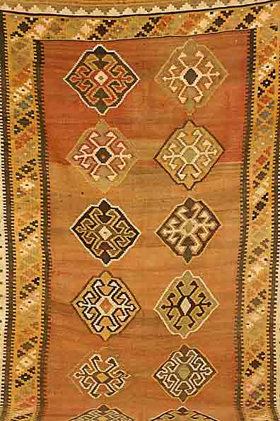Kelim Gaschgai, Persien, um 1920, Wolle auf Wolle, ca. 250 x 145 cm, SchÄtzwert: 1200.- EURO, EHZ: 3