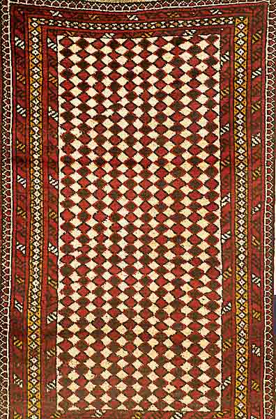 Belutsch, Persien, ca. 60 Jahre, Wolle auf Wolle, ca. 170 x 110 cm, Schätzwert: 450.- EURO, EHZ: 3