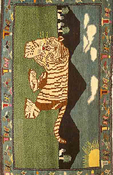 Karabagh Russland,ca. 50 Jahre, Wolle auf Wolle, ca. 106 x 57 cm, SchÄtzwert: 550.- EURO, EHZ: 2