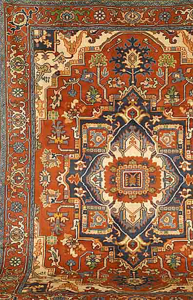 Azerbaidjan, Persien, ca. 60 Jahre, Wolle auf Baumwolle, ca. 355 x 270 cm, SchÄtzwert: 3500.- EURO, EHZ: 2-3