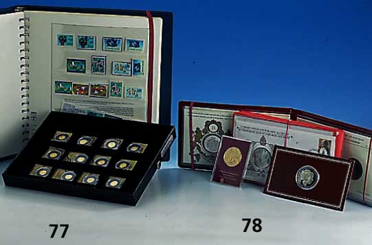 Briefmarken 9 Umzugskartons und 1 Box, kompletter Nachlass Briefmarken, MÜnzen, Me- daillen, riesiger Bestand, dabei auch Goldme- daillen, div. ...