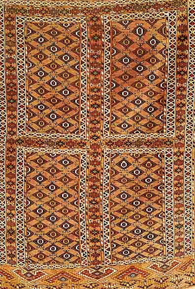 Youmut Engsi, Rußland, um 1910, Wolle auf Wolle, ca. 144 x 101 cm, SchÄtzwert: 900.- EURO, EHZ: 3