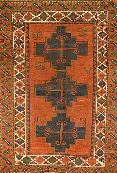 Kazak, Armenien, um 1910, Wolle auf Wolle, ca. 187 x 141 cm, SchÄtzwert: 3200.- EURO, EHZ: 3-4