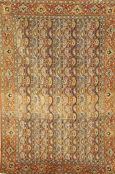 Ghom, Persien, um 1950, Wolle auf Baumwolle, ca. 206 x 139 cm, SchÄtzwert: 2000.- EURO, EHZ: 3