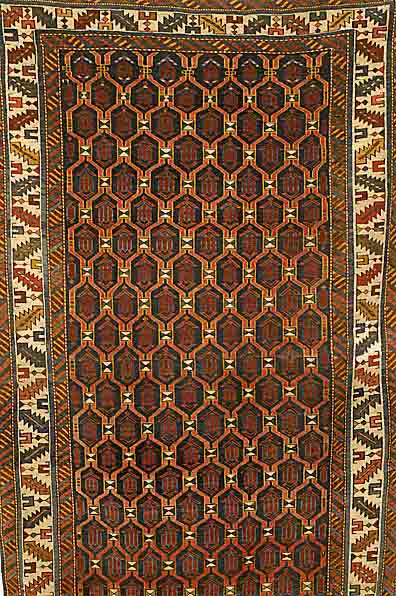 shirwan, Rußland, um 1890, Wolle auf Wolle, ca. 177 x 111 cm, SchÄtzwert: 5800.- EURO, EHZ: 3