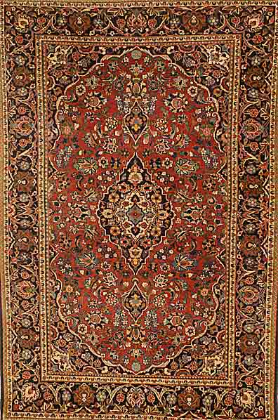 Keschan, Persien, um 1930, Korkwolle, ca. 200 x 133 cm, SchÄtzwert: 3900.- EURO, EHZ: 2-3