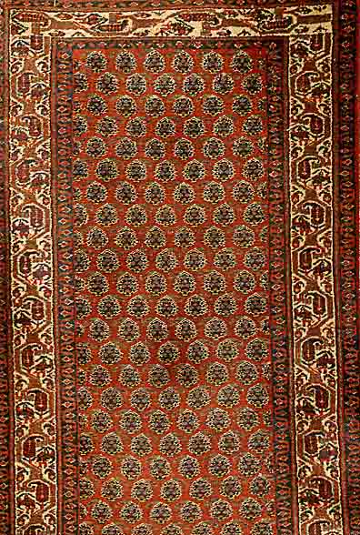 Serabend, Persien, um 1920, Wolle auf Baumwolle, ca. 321 x 107 cm, Schätzwert: 1200.- EURO, EHZ: 4