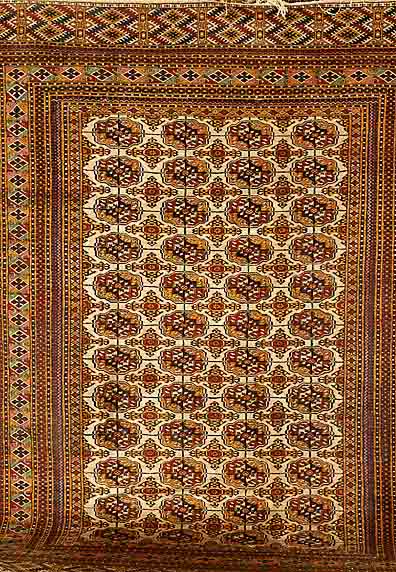 Buchara, Pakistan, ca. 40 Jahre, Wolle auf Baumwolle, ca. 260 x 186 cm, SchÄtzwert: 1200.- EURO, sehr fein, EHZ: 3