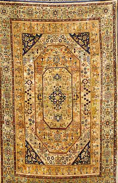 Hereke sign., TÜrkei, ca. 50 Jahre, reine Naturseide, ca. 163 x 99 cm, SchÄtzwert: 3500.- EURO, EHZ: 3