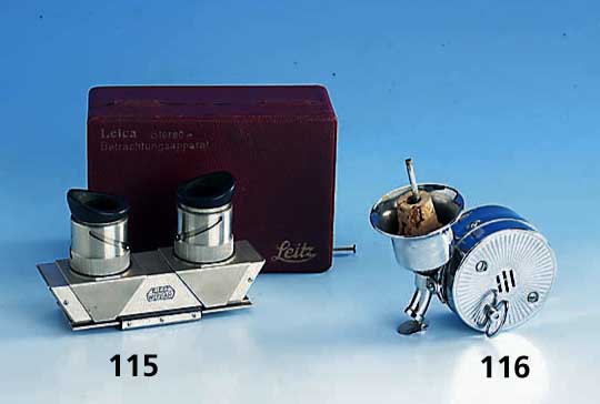 Stereo-Betrachtungsapparat vopn LEICA, deutsch 30er Jahre, orig. Etui