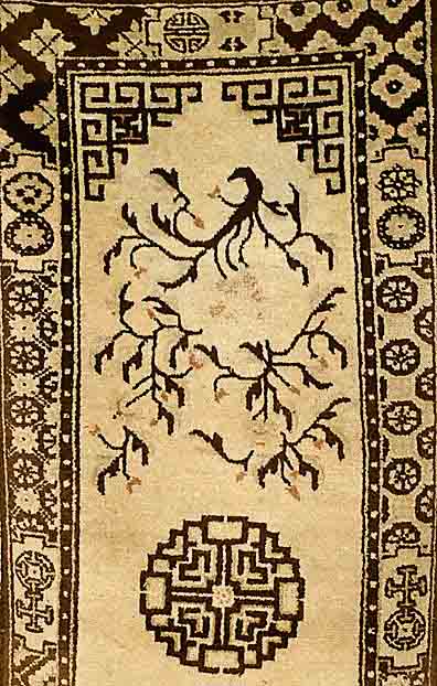 Pao Two, China, um 1900, Wolle auf Baumwolle, ca. 151 x 60 cm, SchÄtzwert: 1100.- EURO, EHZ: 2